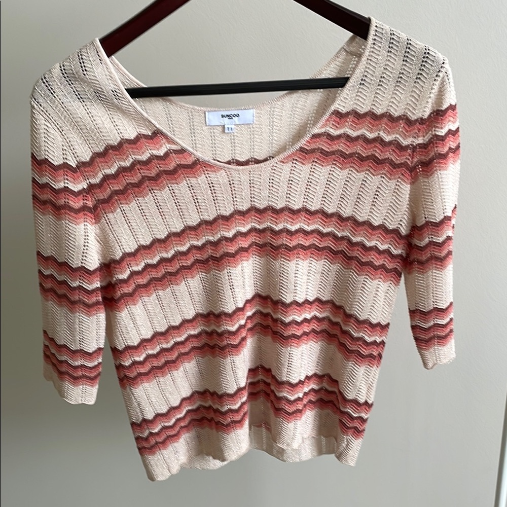 Suncoo Paris Piana Knit Top. Size small